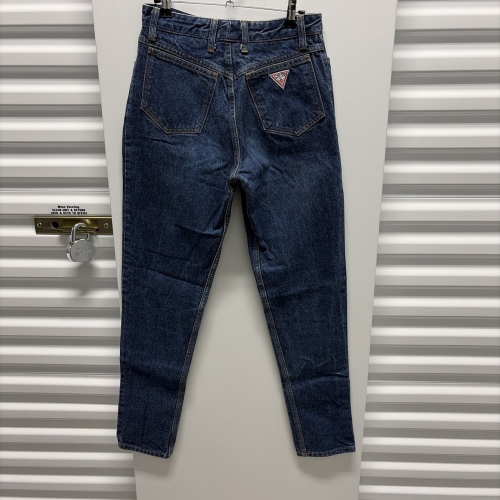 Vtg Guess Georges Marciano Mom Jeans 30 High Rise Zip Fly Made In USA 80s 90s